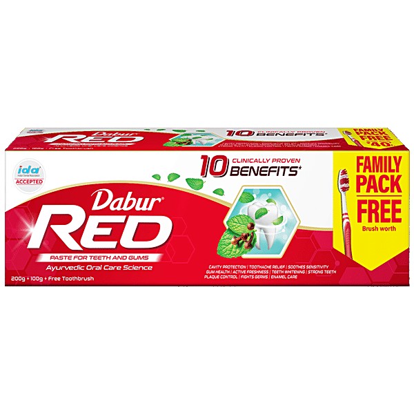 DABUR RED PASTE 300GM (SUPER SAVER PACK) MRP.204/-