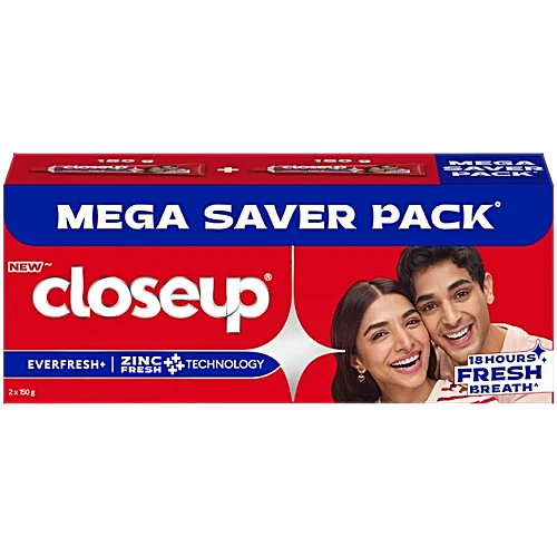 Closeup Toothpaste, 150 g (Pack of 2) MRP.250/-