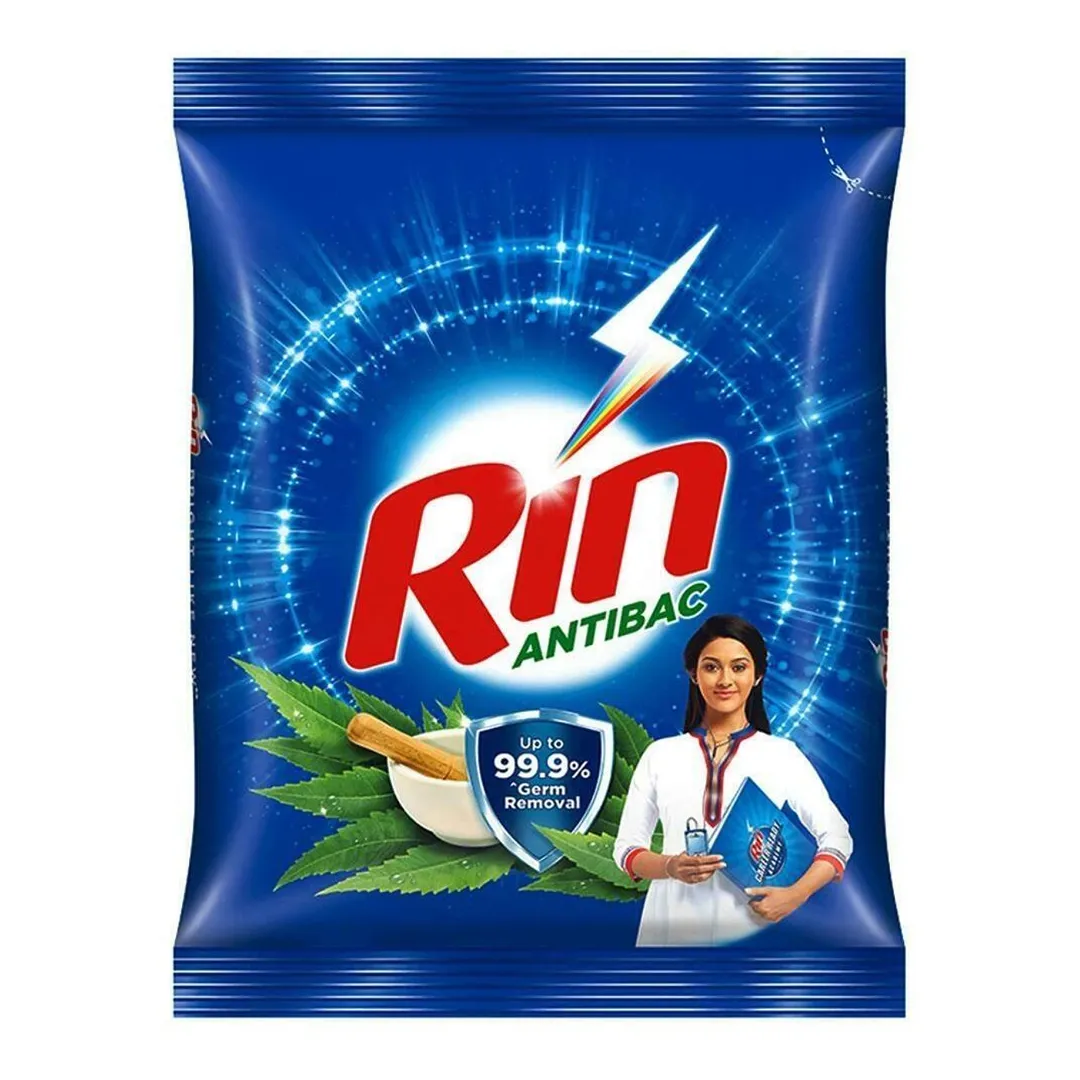 Rin Anti Bacterial Detergent Powder 500gm (MRP.64/-)